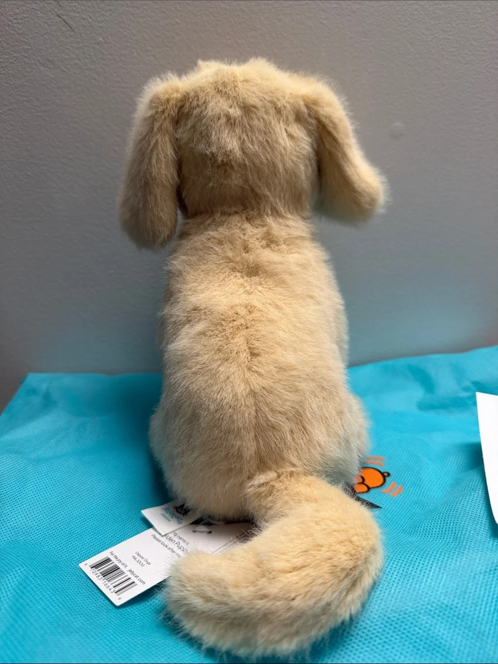 Jellycat Golden Puppy nwt and dust bag